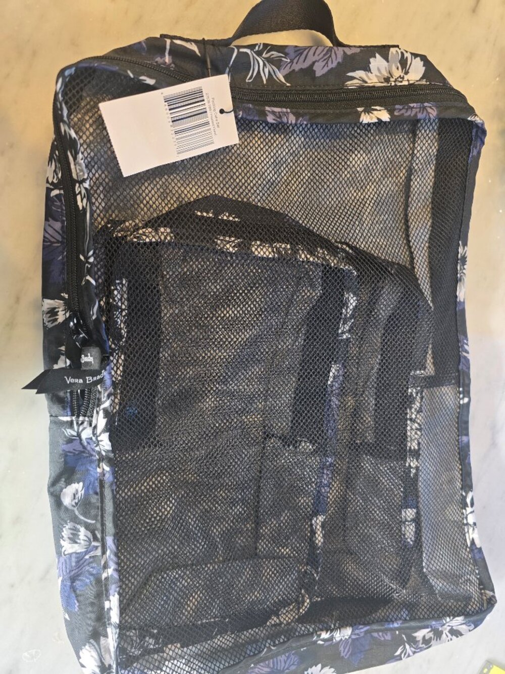 NWT Vera Bradley Set of 3 Frosted Floral Packing Cubes